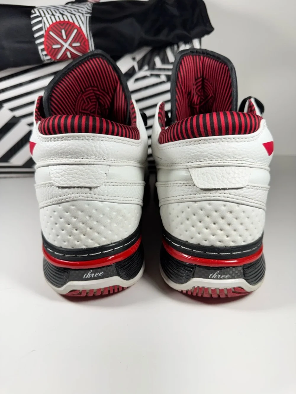 Li-Ning Way of Wade 2 Overtown Dwayne Wade White Red Black Men’s 12 WOW Sneakers